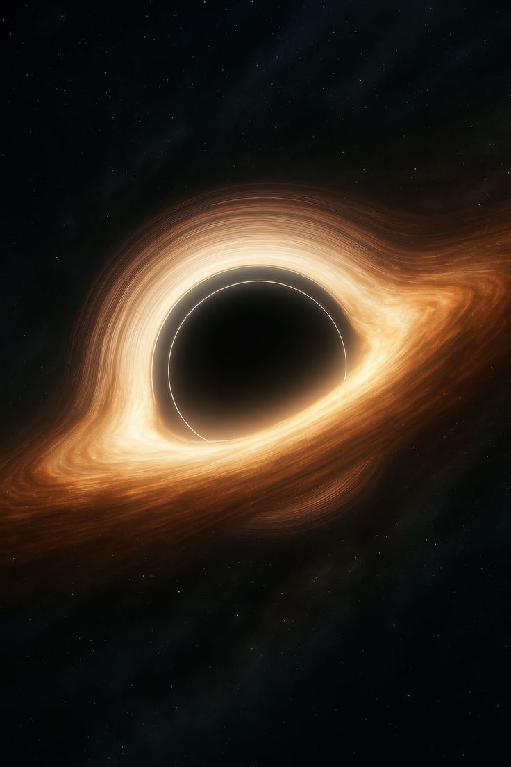 Artist impression of stellar black hole