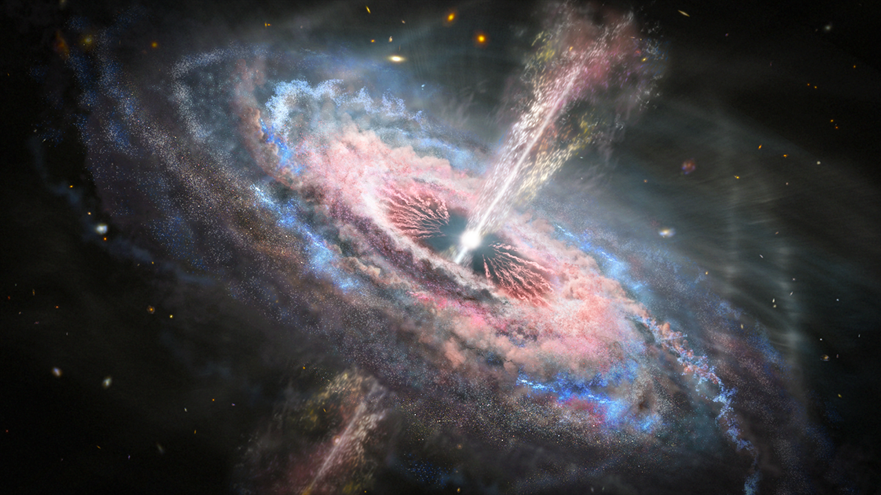 Relativistic jet from a black hole